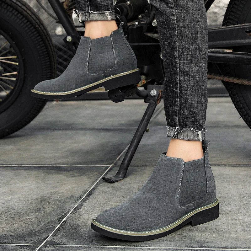 Bota Elevatto - Aumenta Altura 8cm - 'Grey'